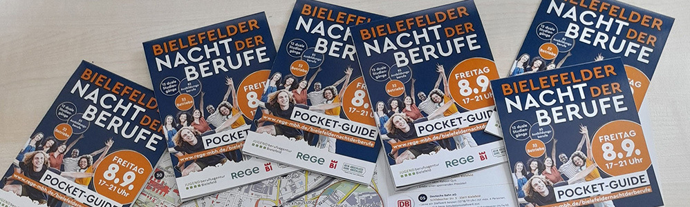 „Bielefelder Nacht der Berufe“ weckt die Neugier weiterer Kommunen - In der Dämmerung dem Ausbildungsberuf auf der Spur (Info und Download)